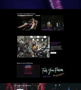Middle section of the ultra mag homepage, showing medical standards