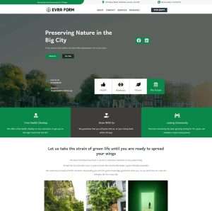 Evra form website homepage showing how to join community